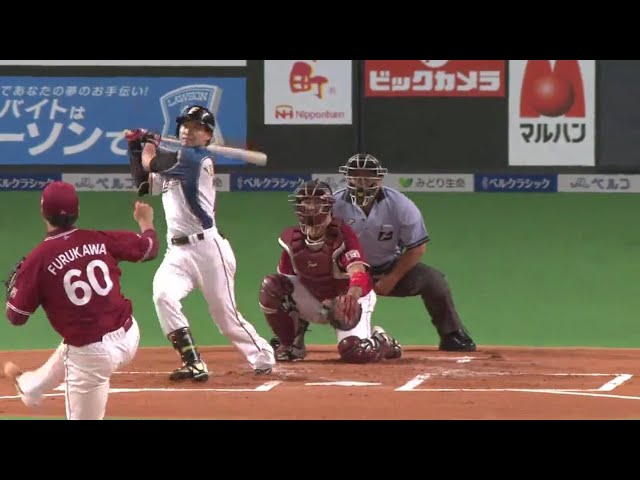 【1回裏】ド派手な幕開け!! ファイターズ・西川のリードオブホームラン!! 2018/8/8 F-E