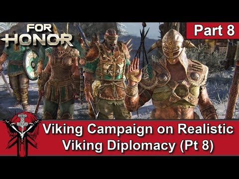 For Honor Viking Campaign Walkthrough on Realistic Part 8 Berserker Boss Fight - PS4 Pro Gameplay