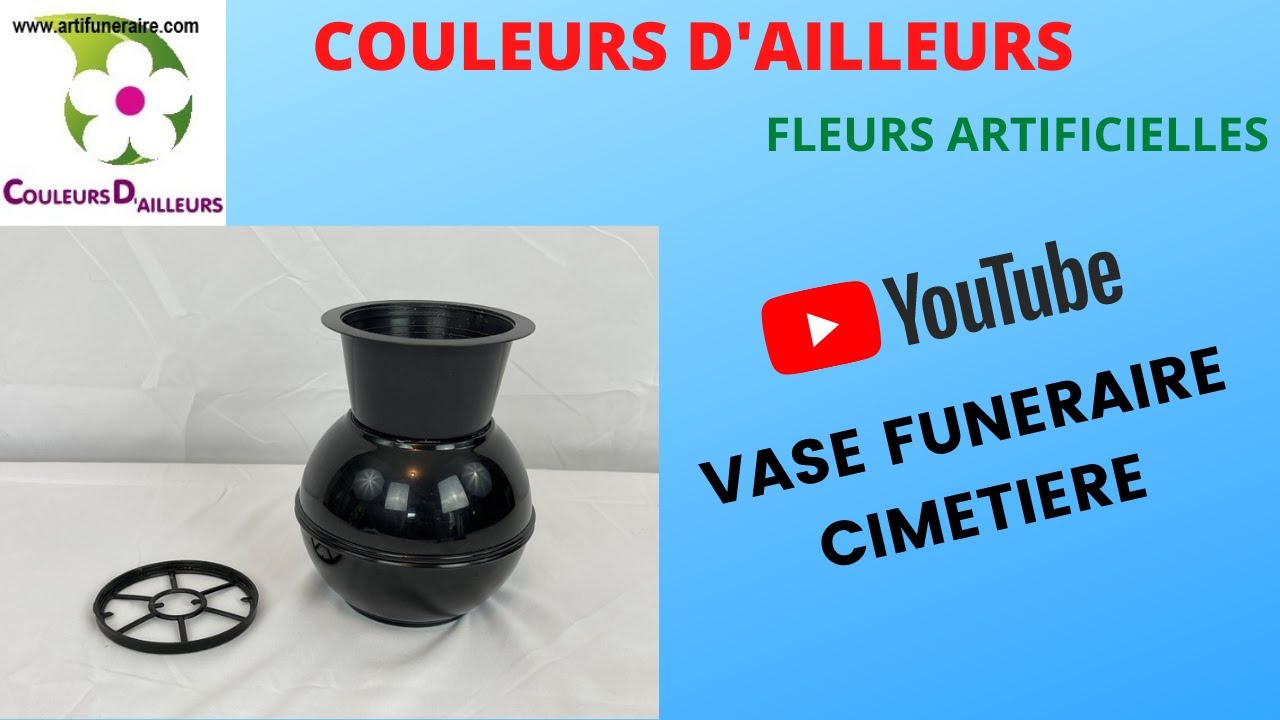 VASE FUNERAIRE CIMETIERE