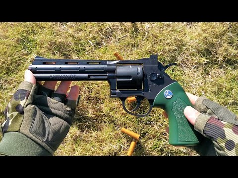 Colt Python 357 Magnum Revolver Toy Gun Review 2022 - Realistic Soft Bullet Pistol