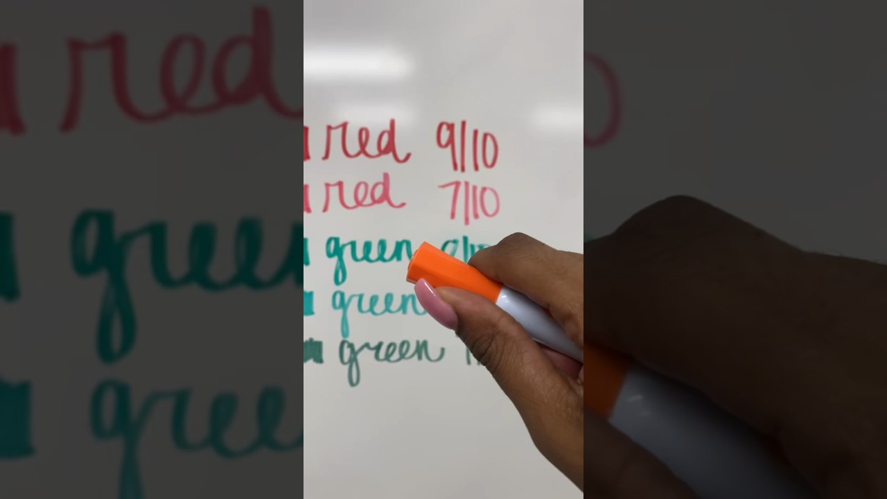 RANKING MY STUDENTS OLD WHITEBOARD MARKERS ◡̈ #teacher #asmrsounds #asmr #teacherlife #teachers