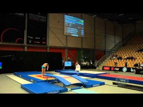 ODINTSOV Aleksandr (RUS) - 2015 Trampoline Worlds - Qualification Double Mini Routine 1