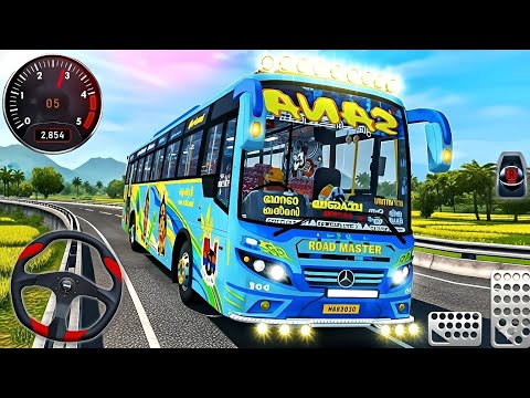 Coach Bus Driving Simulator - Real Uphill Bus Drive 2025 - Android GamePlay