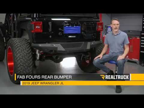 How to Install Fab Fours Premium Rear Bumper on a  2018 Jeep JL