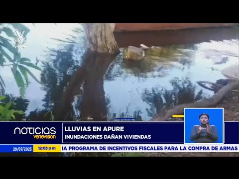 Miles de familias desplazadas en Apure por críticas inundaciones tras ondas tropicales
