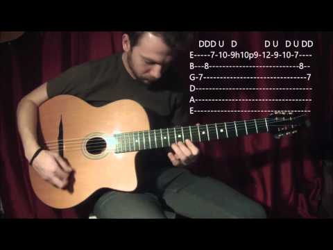 Djangoscool - Django Reinhardt lick selection - Lick 1 - Sweet Sue (gypsy jazz lesson)