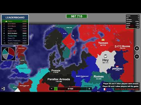 Conquering Europe! Territory Games io - Territorial IO