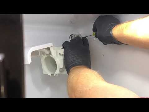 How to repair fridge water dispenser WPW10394053 hammering noise refrigerator dispenser not working