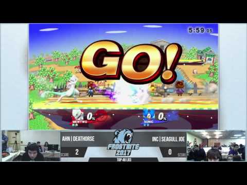 Frostbite 2017 Top 32: Ahn|Deathorse (Mewtwo) vs InC|Seagull Joe (Sonic)