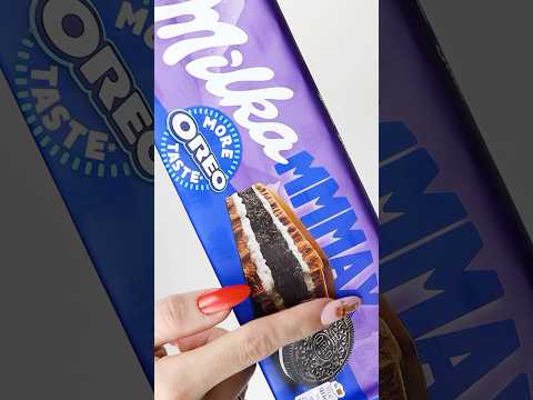 *NEW* Milka MMMAX MORE OREO TASTE 🍫 #shortsvideo #shorts #milka #oreo #chocolate #oreocookies #asmr