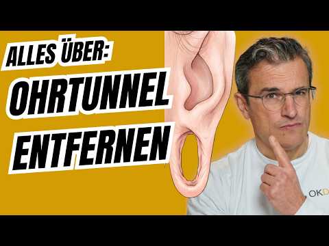 Ohrtunnel entfernen: Ohrläppchen korrigieren 👂✨