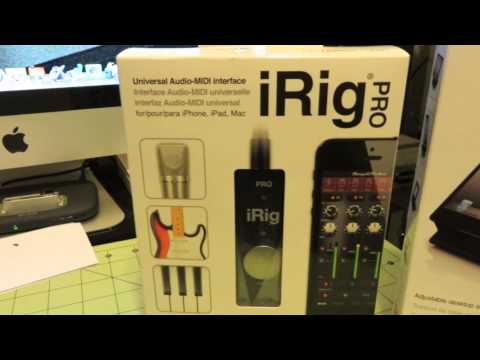 IRig Pro & IKlip Studio for the ipad mini