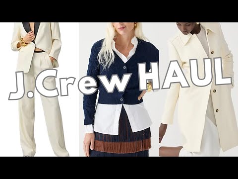 J.Crew Cashmere Sweater Must Have's and Lux Coat Haul