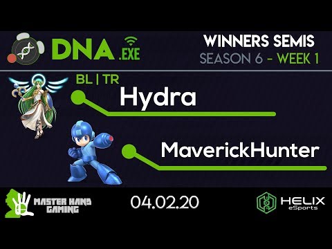 DNA.EXE S6:W1 - BL | TR | Hydra (Palutena) Vs. CS | MaverickHunter (Mega Man) - W Semifinals