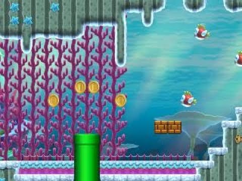 Cheep Cheep Ocean Deep ⚡️ by alec ⚡️ SUPER MARIO MAKER Raw GAMEPLAY