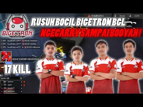 AUTO RUSUH, BOCIL BIGETRON BGL NGECARRY SAMPAI ENDING BOOYAH !