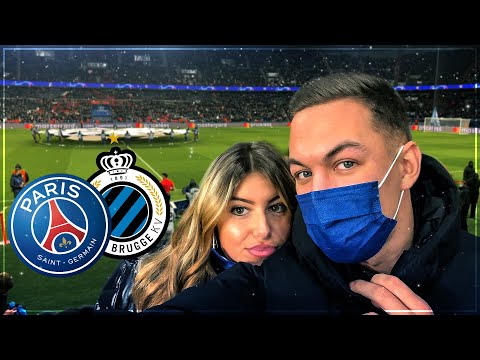 SON 1ER MATCH AU CARRÉ VIP ! PSG-BRUGES !