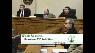 4/17/12 Board of Commissioners Work Session