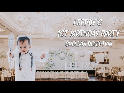 Leeroy's 1st Birthday Party - Sheldon Receptions