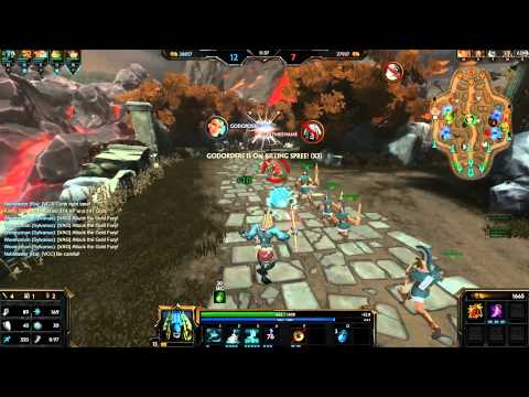 Smite!12-3 ADC Anubis Guide/Gameplay! Live Commentary