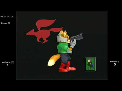 GSS 84 SSBM - GWM420 [W] (Fox) vs. ZettaVolt [L] (Falco) - Melee GF