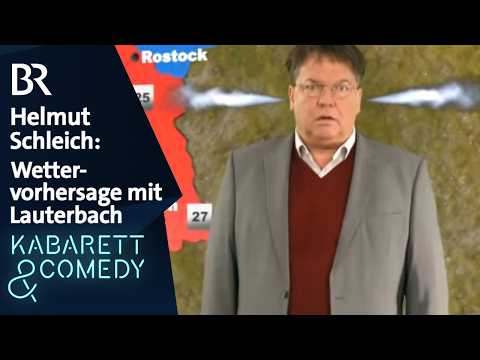 Video Thumbnail: Helmut Schleich: Wettervorhersage mit Karl Lauterbach | Schleich pur | BR Kabarett & Comedy