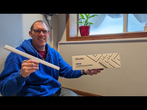 Hide Your Cables Easily: Delamu Latching Cord Hider