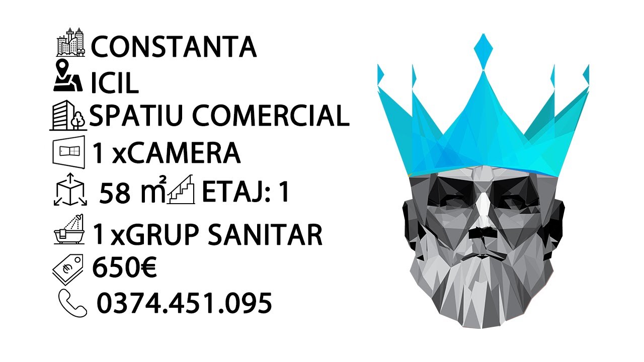Tur video Spatiu Comercial 58 mp Et. 1 cu vitrina si vad in Inel II