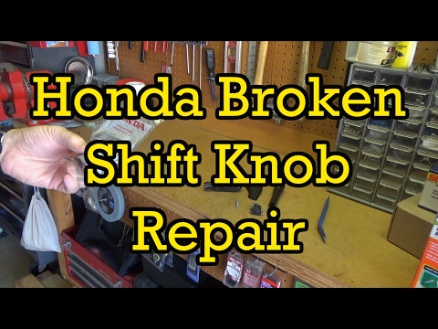Honda Accord Broken Gear Shift Knob Replacement 2004 (2003-2007 Similar)