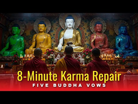 8-Minute Karma Repair Practice: 5 Buddha Vows, Bodhisattva Vow and Refuge