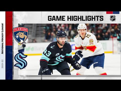 Panthers @ Kraken 1/23/22 | NHL Highlights