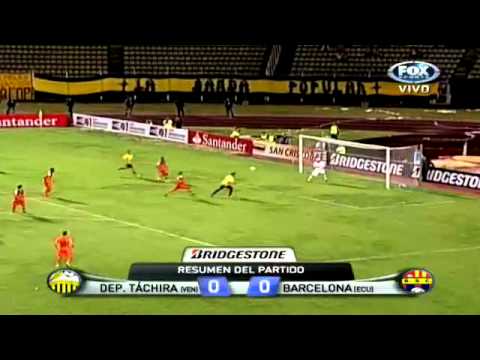 Deportivo Táchira 0 - 0 Barcelona Copa Sudamericana 2012