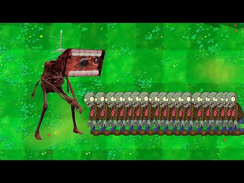 (Megahorn Siren Head, Peashooter) Fusion Plants Vs Zombies Animation