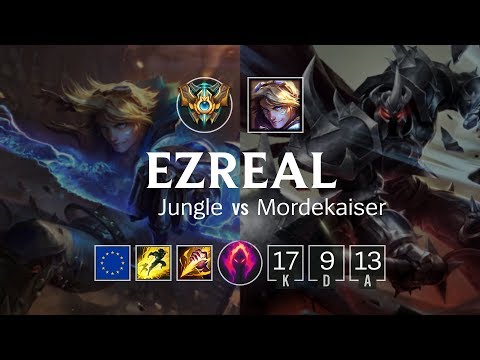 Ezreal Jungle vs Mordekaiser - EUW Challenger Patch 8.23