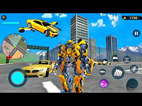 Bumblebee jet robot car transformation Multiple Car Games #14 - Android Gameplay