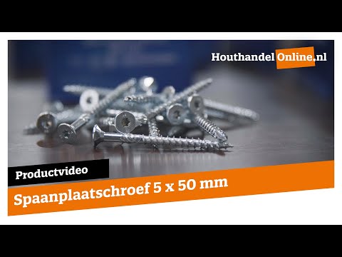 Universele houtschroef Woodpecker 5x50mm Torx video