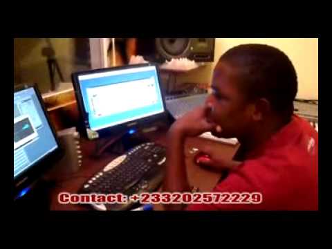 Kojo Atinka(Out&About Ent) inside Drumline Studios.avi