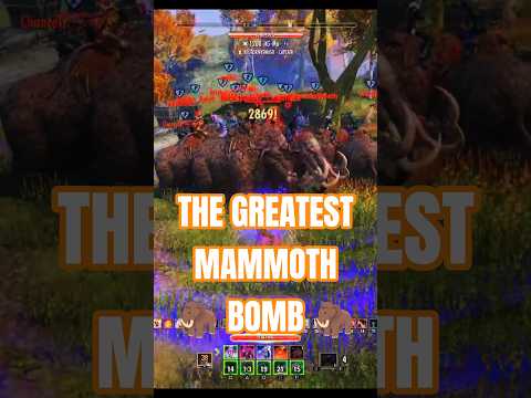 🦣 ESO- The Greatest MAMMOTH BOMB You'll Ever See #eso #esopvp