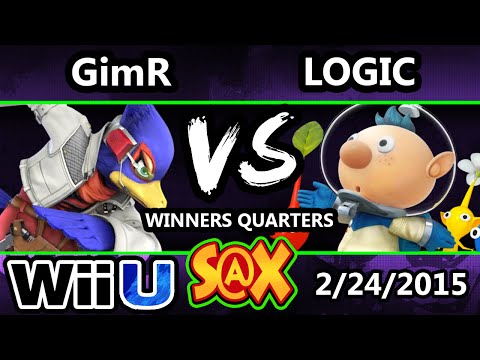 S@X - VGBC | GimR (Falco) Vs. VGBC | Logic (Diddy Kong, Olimar) SSB4 WQ - Smash Wii U