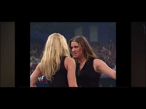 Triple H, Stephanie Mc Mcmahon, Kurt Angle & Trish Stratus segment | Smackdown Jan 18 2001