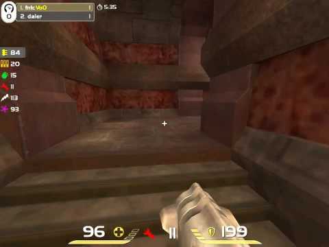 Vo0 vs daler quake live quakecon08 dm13 p1o2