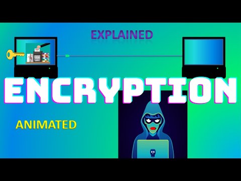 ENCRYPTION -Explained -Symmetric & Asymmetric Encryption  || Computer Science ||Animated Video