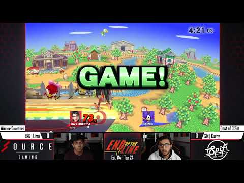 End of The Line 4 Top 24 - ERG | Lima (Bayo) Vs. SM | BtB | Kurry (Sonic)