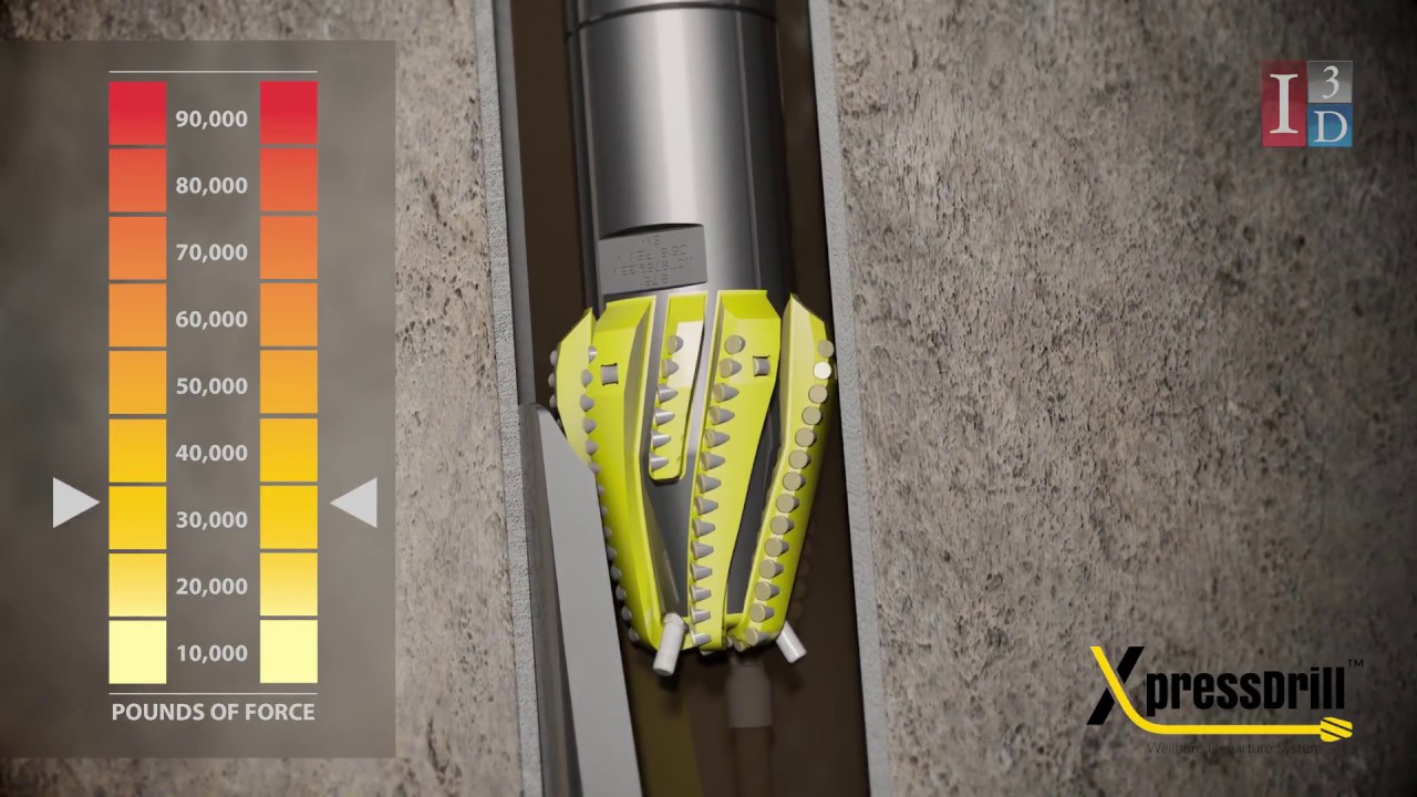 How the XpressDrill Wellbore Departure System Works | 3D Downhole Drilling Animation by I3D