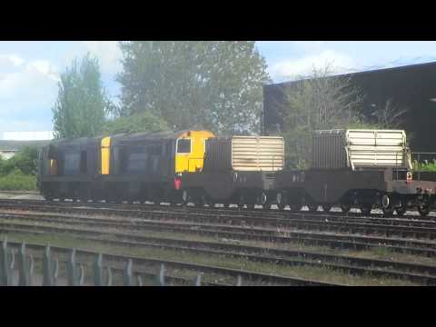 DRS 20308,20305 ON 6M56 FLASKS AT GLOUCESTER YARD 290415