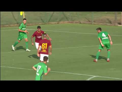 Highlights Roma-Tor Sapienza 12-0. Gol di tacco di Schick, segna anche Dzeko