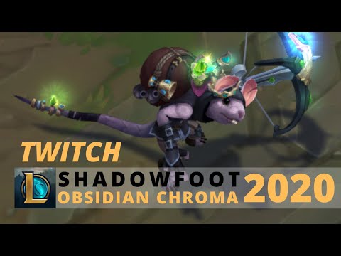 Shadowfoot Twitch Obsidian Chroma 2020 - League Of Legends