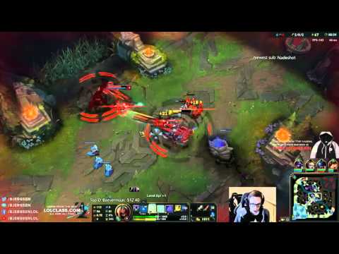 TSM Bjergsen Zed Outplay vs Master Tier EKKO Smurf