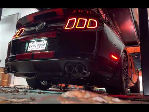 2014 Shelby GT500 Ford performance sport axleback cold start