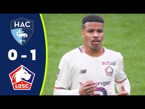 Le Havre vs Lille 0-1 Resumé | Hamza Igamane Goal Ligue 1 Highlights | Ayyoub Bouaddi Red Card 